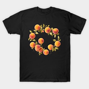 peach pattern T-Shirt